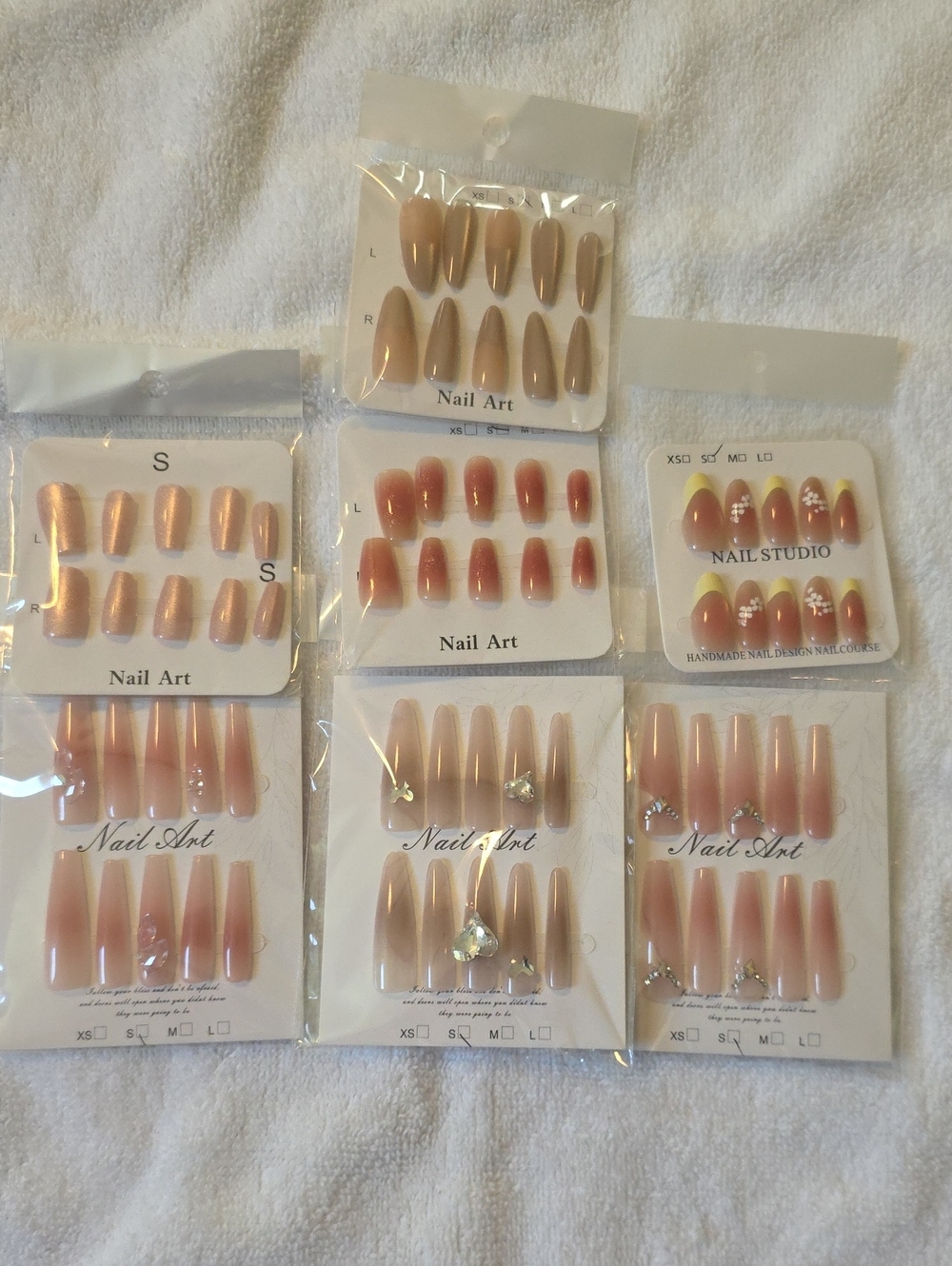 7 par size small Nude collection